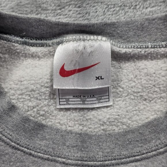 Vintage Nike Sweatshirt Mens XL Minnesota Viking Pullover Sweater Red Swoosh USA - Picture 4 of 10